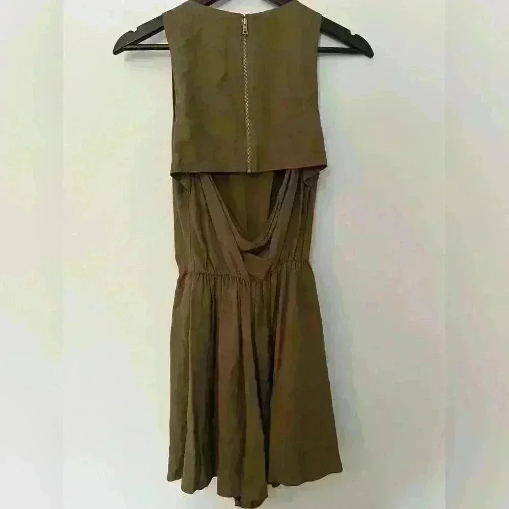Alice + Olivia Green Romper Size 6 - Picture 5 of 9